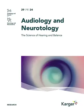  Audiology and Neurotology | Zeitschrift |  Sack Fachmedien