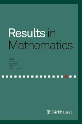  Results in Mathematics | Zeitschrift |  Sack Fachmedien