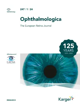  Ophthalmologica | Zeitschrift |  Sack Fachmedien