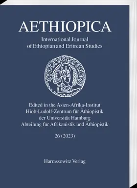  Aethiopica | Zeitschrift |  Sack Fachmedien