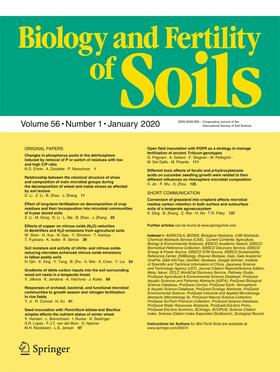 Editor-in-Chief: Paolo Nannipieri |  Biology and Fertility of Soils | Zeitschrift |  Sack Fachmedien