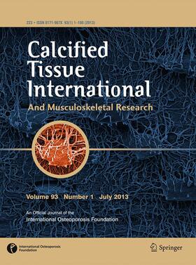  Calcified Tissue International | Zeitschrift |  Sack Fachmedien