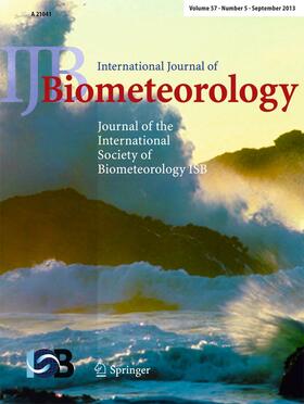Editor-in-Chief: Scott C. Sheridan |  International Journal of Biometeorology | Zeitschrift |  Sack Fachmedien