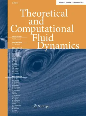 Editor-in-Chief: T. Colonius |  Theoretical and Computational Fluid Dynamics | Zeitschrift |  Sack Fachmedien