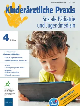 Deutsche Gesellschaft für Sozialpädiatrie und Jugendmedizin |  Kinderärztliche Praxis | Zeitschrift |  Sack Fachmedien