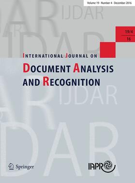 Editors-in-Chief: K. Kise / D. Lopresti / S. Marinai |  International Journal on Document Analysis and Recognition (IJDAR) | Zeitschrift |  Sack Fachmedien