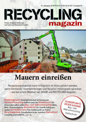 Reed Business Information GmbH |  RECYCLING magazin | Zeitschrift |  Sack Fachmedien