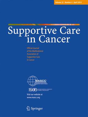 Editor-in-Chief: Fred Ashbury |  Supportive Care in Cancer | Zeitschrift |  Sack Fachmedien