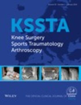 Editor-in-Chief: Jon Karlsson |  Knee Surgery, Sports Traumatology, Arthroscopy | Zeitschrift |  Sack Fachmedien
