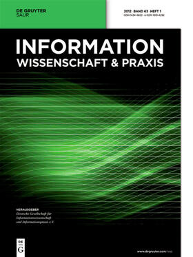 Hrsg. v. Reibel-Felten, Margarita |  Information - Wissenschaft & Praxis | Zeitschrift |  Sack Fachmedien