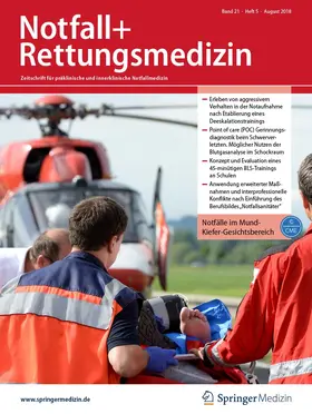  Notfall + Rettungsmedizin | Zeitschrift |  Sack Fachmedien