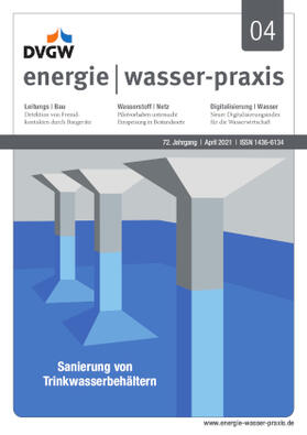 DVGW Deutsche Vereinigung des Gasund Wasserfaches e.V. / Technisch-wissenschaftlicher Verein |  DVGW energie/wasser-praxis | Zeitschrift |  Sack Fachmedien