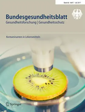 Verantwortlicher Redakteur: Sophia Seidel |  Bundesgesundheitsblatt - Gesundheitsforschung - Gesundheitsschutz | Zeitschrift |  Sack Fachmedien