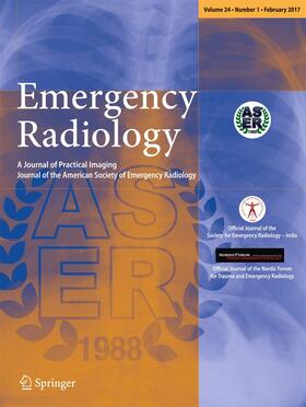 Editor-in-Chief: Ronald J. Zagoria |  Emergency Radiology | Zeitschrift |  Sack Fachmedien