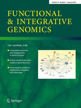  Functional & Integrative Genomics | Zeitschrift |  Sack Fachmedien