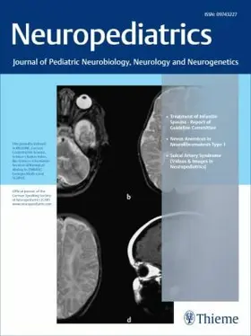 Editors-in-Chief: B. A. Neubauer / B. Plecko / N. I. Wolf |  Neuropediatrics | Zeitschrift |  Sack Fachmedien