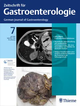 Thomas Seufferlein, Matthias M. Dollinger |  Zeitschrift für Gastroenterologie | Zeitschrift |  Sack Fachmedien