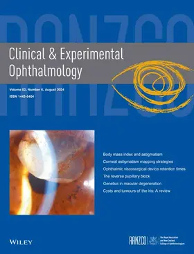  Clinical & Experimental Ophthalmology | Zeitschrift |  Sack Fachmedien