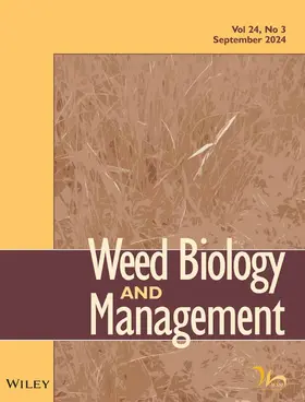  Weed Biology and Management | Zeitschrift |  Sack Fachmedien