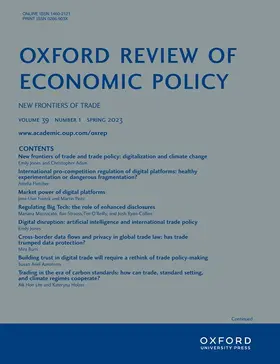  Oxford Review of Economic Policy | Zeitschrift |  Sack Fachmedien