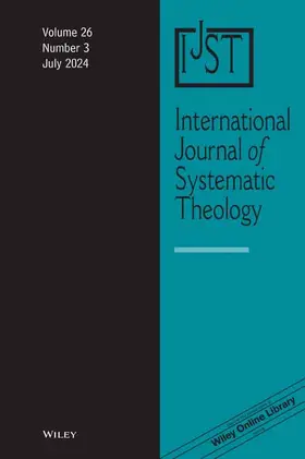  International Journal of Systematic Theology | Zeitschrift |  Sack Fachmedien