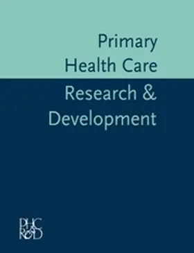  Primary Health Care Research & Development | Zeitschrift |  Sack Fachmedien