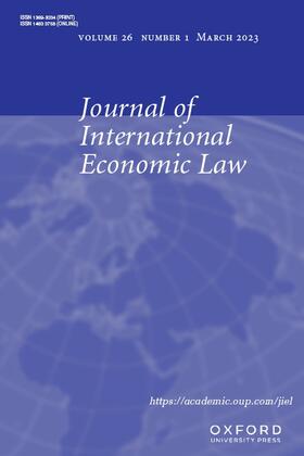  Journal of International Economic Law | Zeitschrift |  Sack Fachmedien