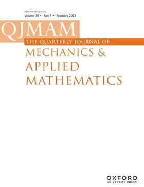  The Quarterly Journal of Mechanics and Applied Mathematics | Zeitschrift |  Sack Fachmedien