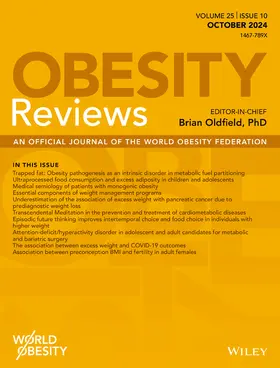  Obesity Reviews | Zeitschrift |  Sack Fachmedien