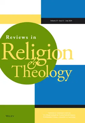  Reviews in Religion & Theology | Zeitschrift |  Sack Fachmedien