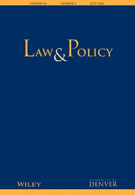  Law & Policy | Zeitschrift |  Sack Fachmedien