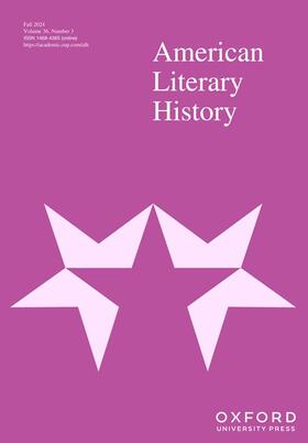  American Literary History | Zeitschrift |  Sack Fachmedien