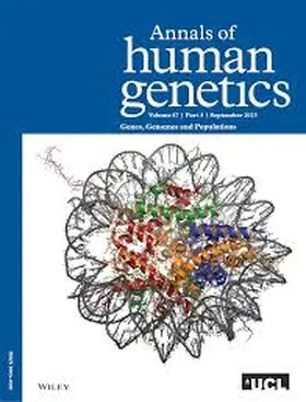  Annals of Human Genetics | Zeitschrift |  Sack Fachmedien