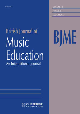  British Journal of Music Education | Zeitschrift |  Sack Fachmedien