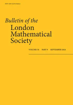  Bulletin of the London Mathematical Society | Zeitschrift |  Sack Fachmedien