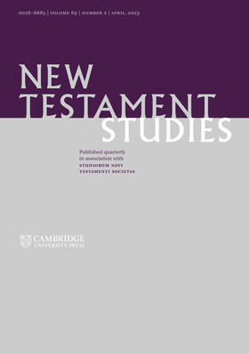  New Testament Studies | Zeitschrift |  Sack Fachmedien