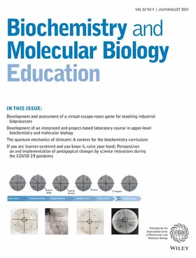 Biochemistry and Molecular Biology Education | John Wiley & Sons | Zeitschrift | sack.de