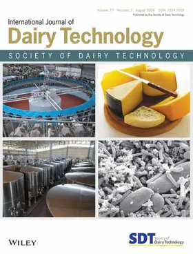  International Journal of Dairy Technology | Zeitschrift |  Sack Fachmedien