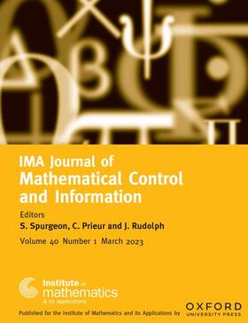  IMA Journal of Mathematical Control and Information | Zeitschrift |  Sack Fachmedien