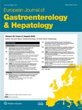  European Journal of Gastroenterology & Hepatology | Zeitschrift |  Sack Fachmedien