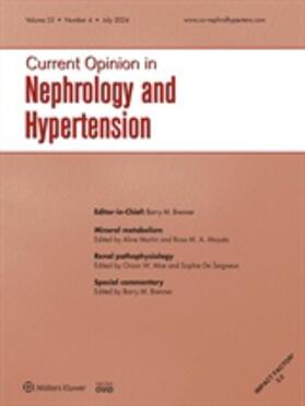  Current Opinion in Nephrology & Hypertension | Zeitschrift |  Sack Fachmedien