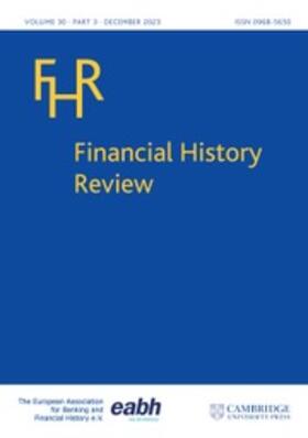  Financial History Review | Zeitschrift |  Sack Fachmedien