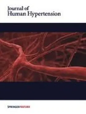 Editor-in-Chief: Michael Stowasser |  Journal of Human Hypertension | Zeitschrift |  Sack Fachmedien