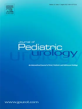  Journal of Pediatric Urology | Zeitschrift |  Sack Fachmedien