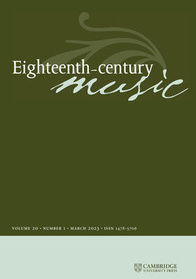  Eighteenth-Century Music | Zeitschrift |  Sack Fachmedien