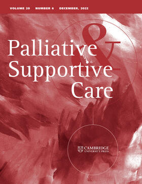  Palliative & Supportive Care | Zeitschrift |  Sack Fachmedien