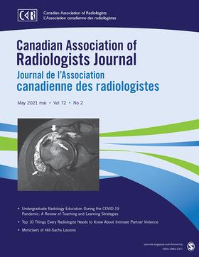 Editor-in-Chief: Peter L. Munk, MDCM, FRCPC, FSIR, FFRRCSI(Hon) |  Canadian Association of Radiologists Journal | Zeitschrift |  Sack Fachmedien