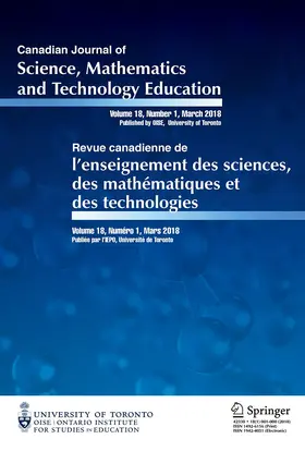 Editor-in-Chief: John Wallace |  Canadian Journal of Science, Mathematics and Technology Education | Zeitschrift |  Sack Fachmedien