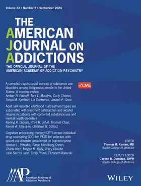  The American Journal on Addictions | Zeitschrift |  Sack Fachmedien