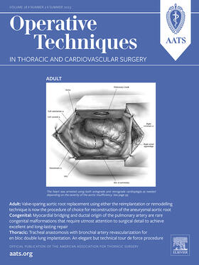  Operative Techniques in Thoracic and Cardiovascular Surgery | Zeitschrift |  Sack Fachmedien